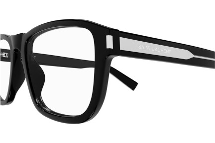 Okuliare Saint Laurent SL710OPT 001 Squared Čierne