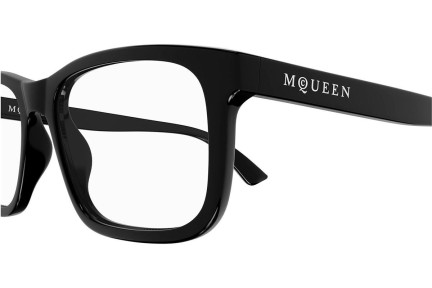 Okuliare Alexander McQueen AM0486O 006 Squared Čierne