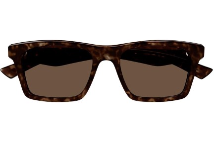 Slnečné okuliare Alexander McQueen AM0472S 002 Squared Havana