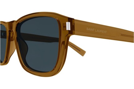 Slnečné okuliare Saint Laurent SL710 004 Squared Hnedé