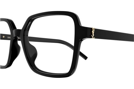 Okuliare Saint Laurent SLM139 001 Squared Čierne