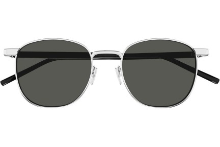 Slnečné okuliare Saint Laurent SL747 007 Squared Strieborné