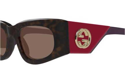 Slnečné okuliare Gucci GG1664S 004 Squared Havana