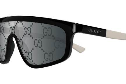 Slnečné okuliare Gucci GG1736S 003 Jednoliate | Shield Čierne