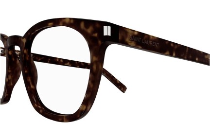 Okuliare Saint Laurent SL28OPT 007 Okrúhle Havana