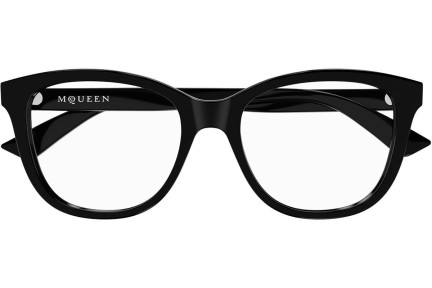 Okuliare Alexander McQueen AM0487O 001 Squared Čierne