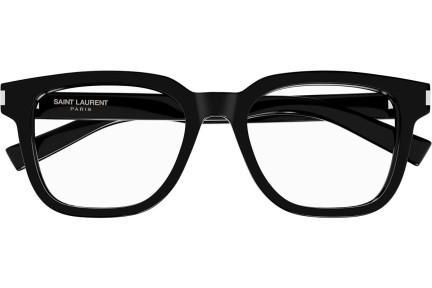 Okuliare Saint Laurent SL711OPT 001 Squared Čierne