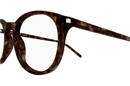 Okuliare Saint Laurent SL106 018 Okrúhle Havana