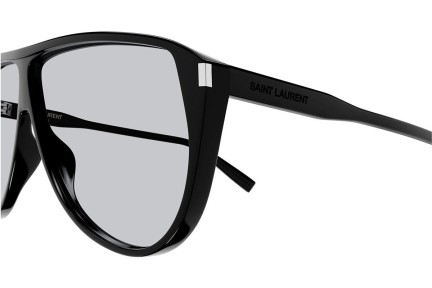 Slnečné okuliare Saint Laurent SL731GASPAR 001 Squared Čierne