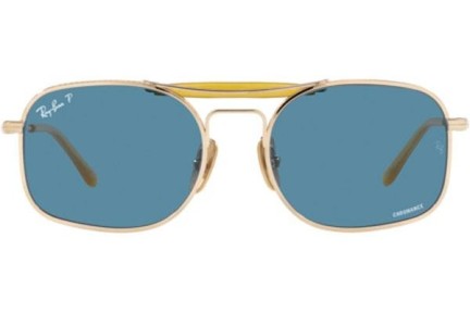 Slnečné okuliare Ray-Ban Chromance Collection RB8062 9205S2 Polarized Squared Zlaté