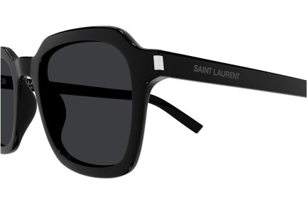 Slnečné okuliare Saint Laurent SL715SLIM 001 Squared Čierne