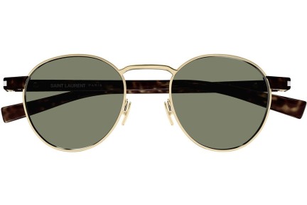 Slnečné okuliare Saint Laurent SL707 002 Okrúhle Zlaté