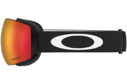 Lyžiarske okuliare Oakley Flight Deck M OO7064-39 PRIZM Jednoliate | Shield Čierne