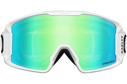 Lyžiarske okuliare Oakley Line Miner XM OO7093-08 PRIZM Jednoliate | Shield Biele