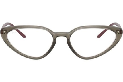 Okuliare Ray-Ban RX7188 8083 Cat Eye Sivé