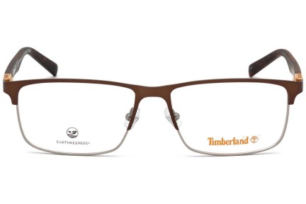 Okuliare Timberland TB1651 048 Obdĺžníkové Hnedé