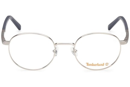 Okuliare Timberland TB1724 010 Okrúhle Strieborné