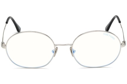 Okuliare Tom Ford FT5701-B 016 Okrúhle Strieborné