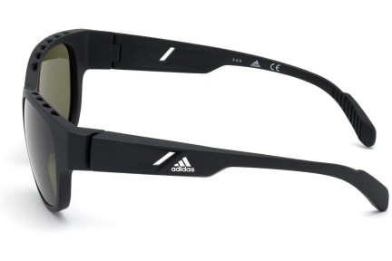 Slnečné okuliare Adidas Sport SP0009 02N Okrúhle Čierne