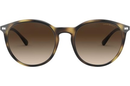 Slnečné okuliare Emporio Armani EA4148 508913 Okrúhle Havana