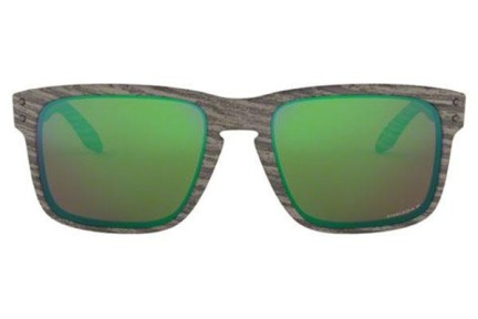 Slnečné okuliare Oakley Holbrook OO9102-J8 Polarized Squared Hnedé