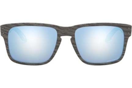 Slnečné okuliare Oakley Holbrook XS OJ9007-11 Polarized Squared Hnedé