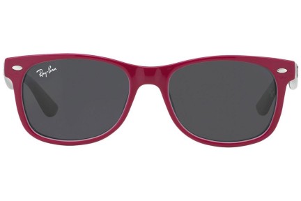 Slnečné okuliare Ray-Ban Junior New Wayfarer Junior RJ9052S 177/87 Squared Červené