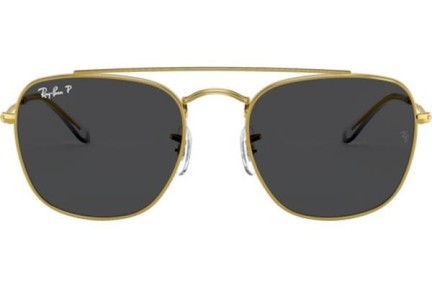 Slnečné okuliare Ray-Ban RB3557 919648 Polarized Squared Zlaté