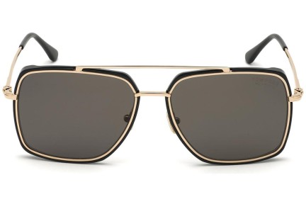 Slnečné okuliare Tom Ford FT0750 01D Polarized Pilot Čierne