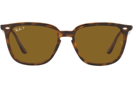 Slnečné okuliare Ray-Ban RB4362 710/83 Polarized Squared Havana