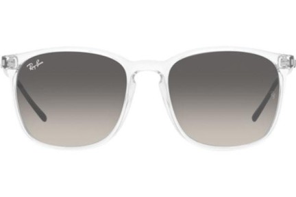 Slnečné okuliare Ray-Ban RB4387 647711 Squared Priehľadné