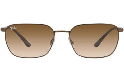 Slnečné okuliare Ray-Ban RB3684 014/51 Obdĺžníkové Hnedé