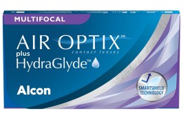 Mesačné Air Optix plus HydraGlyde Multifokálne (6 šošoviek)