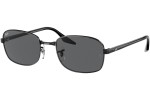 Slnečné okuliare Ray-Ban RB3690 002/B1 Obdĺžníkové Čierne