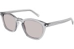 Slnečné okuliare Saint Laurent SL28 043 Squared Sivé