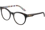 Okuliare Dolce & Gabbana DG3334 3217 Okrúhle Havana