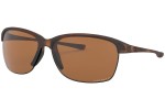 Slnečné okuliare Oakley Unstoppable OO9191 919114 Polarized Obdĺžníkové Havana