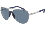 Slnečné okuliare Emporio Armani EA2059 30452V Polarized Pilot Strieborné