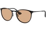 Slnečné okuliare Ray-Ban Erika Metal RB3539 002/93 Okrúhle Čierne