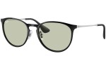 Slnečné okuliare Ray-Ban Erika Metal RB3539 9268/2 Okrúhle Čierne