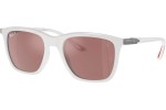 Slnečné okuliare Ray-Ban RB4433M F625H2 Polarized Obdĺžníkové Biele