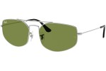 Slnečné okuliare Ray-Ban RB3845 003/4E Obdĺžníkové Strieborné