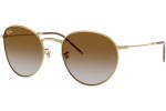 Slnečné okuliare Ray-Ban RBR0103S 001/CB Okrúhle Zlaté