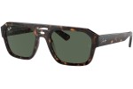 Slnečné okuliare Ray-Ban Corrigan RB4397 135971 Flat Top Havana