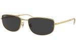 Slnečné okuliare Ray-Ban RB3732 001/48 Polarized Špeciálne Zlaté