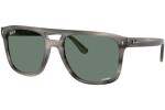 Slnečné okuliare Ray-Ban RB2213CH 14243R Polarized Squared Sivé