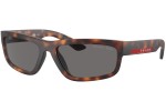 Slnečné okuliare Prada Linea Rossa PS05ZS 17X02G Polarized Obdĺžníkové Havana