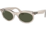 Slnečné okuliare Ray-Ban RB2242 138331 Browline Sivé