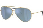 Slnečné okuliare Ray-Ban Aviator Reverse RBR0101S 001/GA Pilot Zlaté