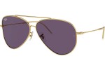 Slnečné okuliare Ray-Ban Aviator Reverse RBR0101S 001/1A Pilot Zlaté